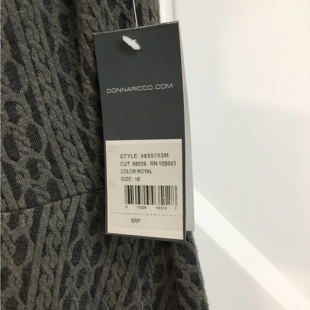 Charcoal knee length dress